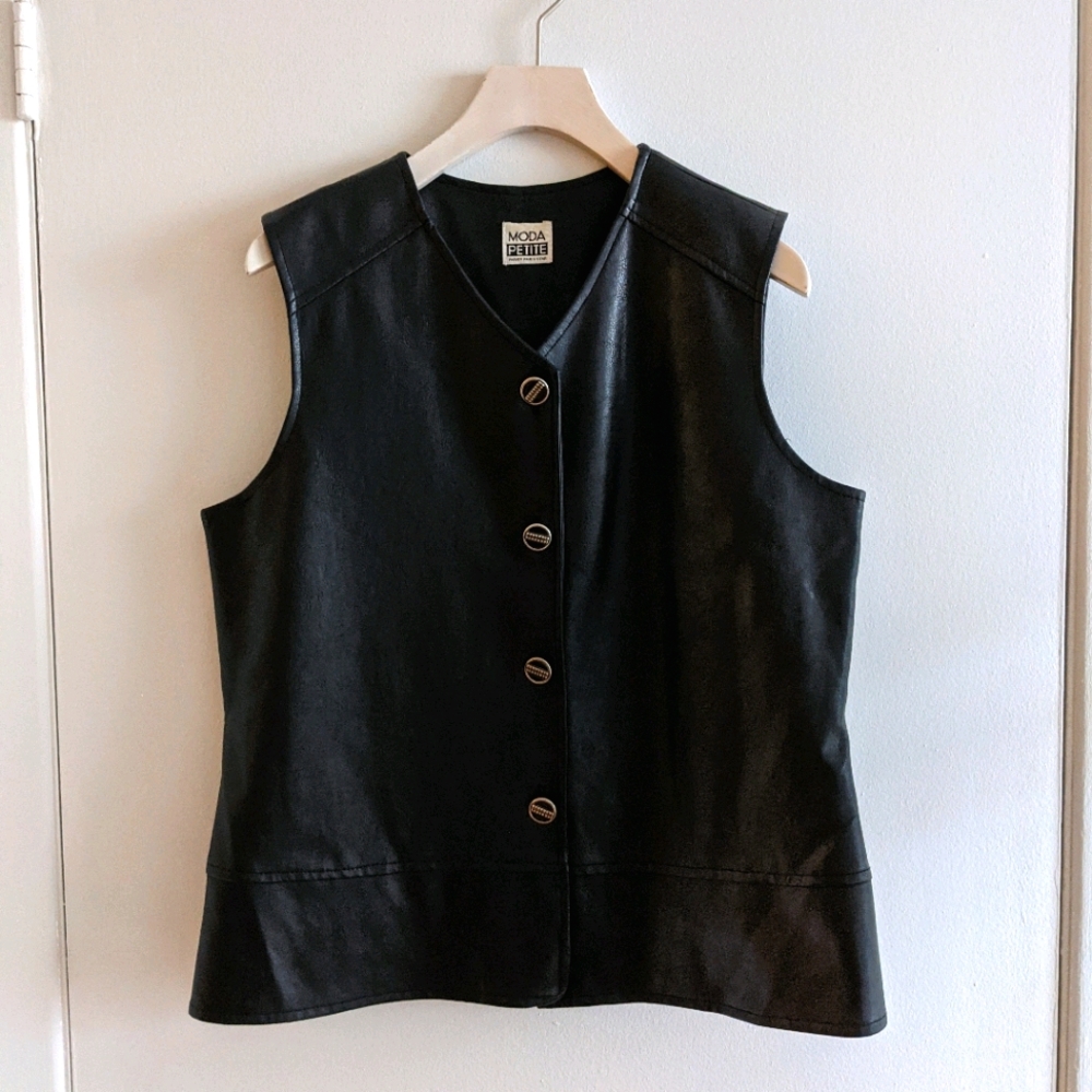 Leather Vintage Vest